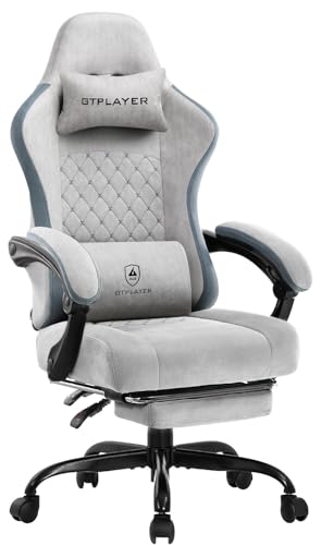 Amazon.co.jp: GTRACING ゲーミングチェア ファブリック デスクチェア